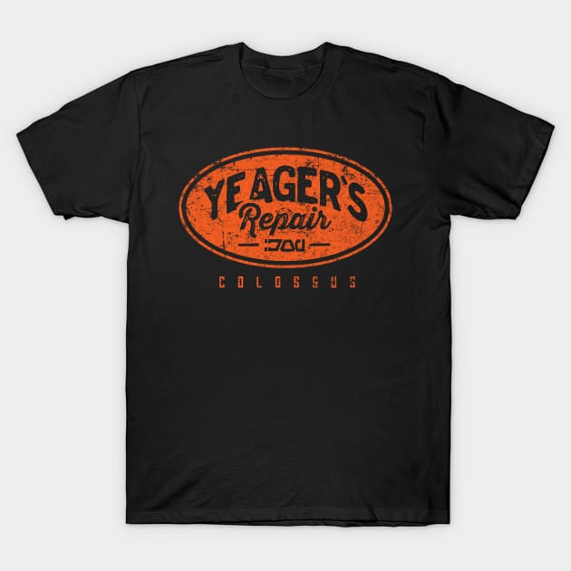 Yeager's Repair Shop T-Shirt by MindsparkCreative